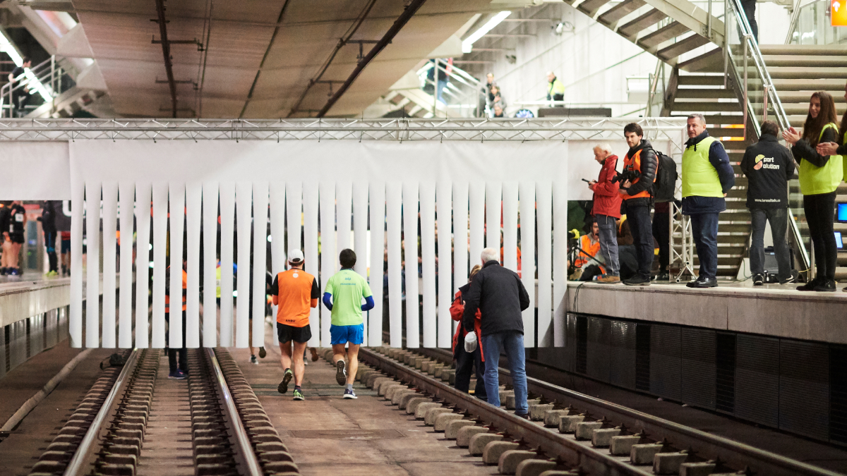 Metro Bilbao celebra este domingo la segunda edición de Underrun, con alrededor de 250 participantes