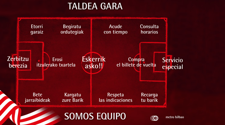 recomendaciones día partido de copa. Servicio especial