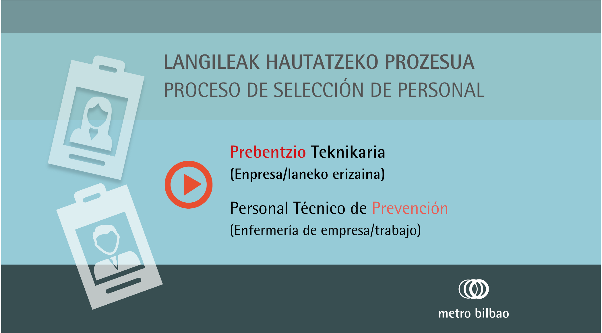 Anuncio Personal Técnico de Prevención (Enfermería de empresa/trabajo)