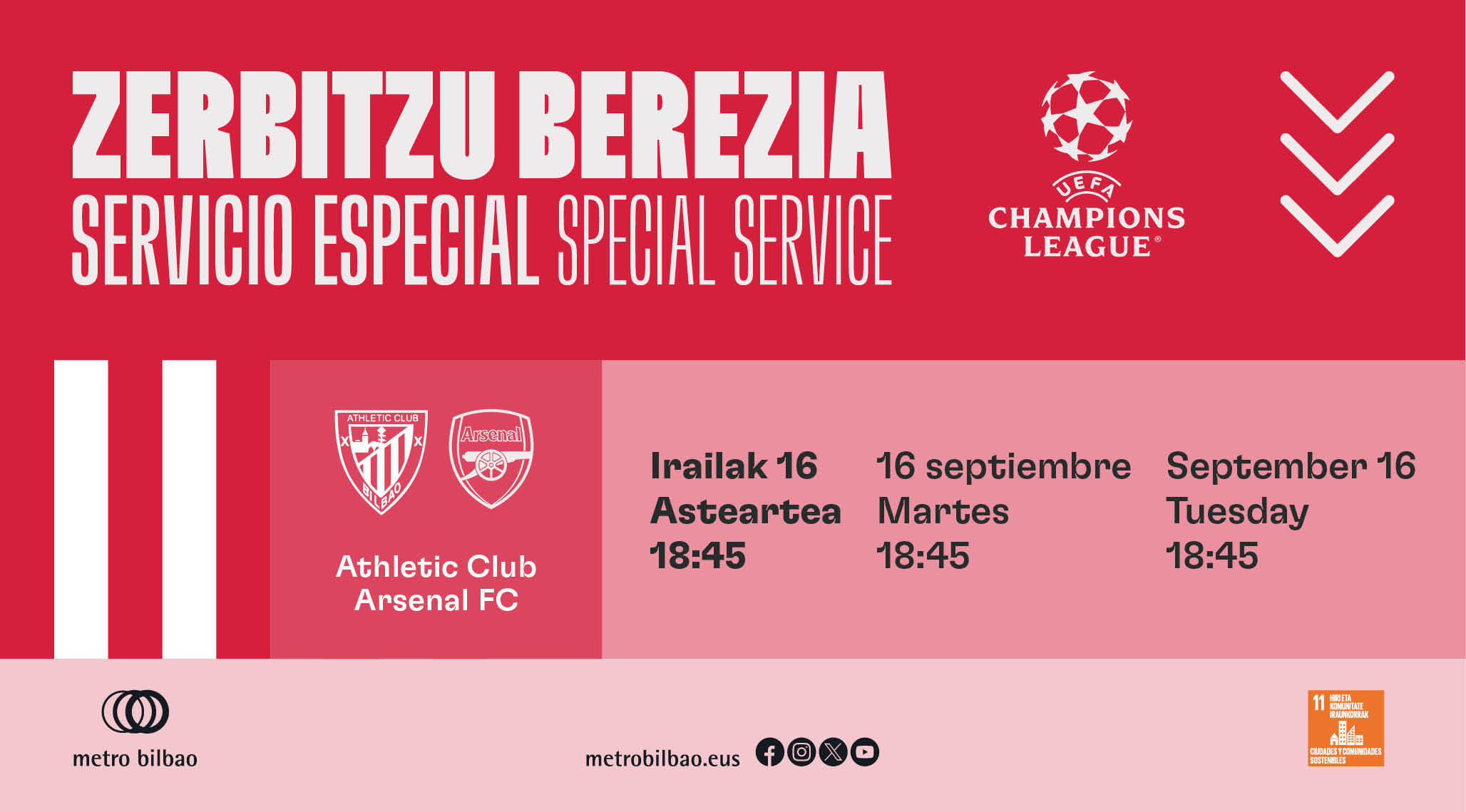 Athletic Club – Arsenal FC 2025/09/16 
