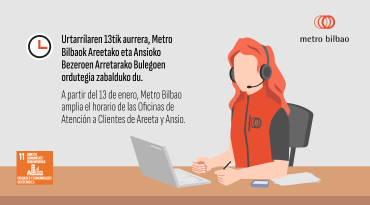 New opening hours at the Areeta and Ansio Customer Service Offices 