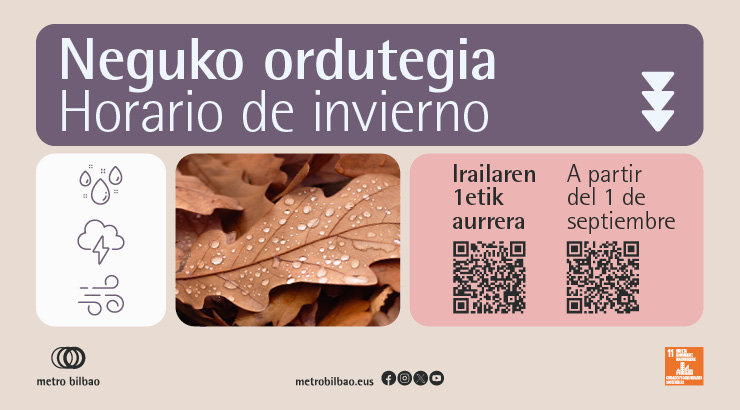 Imagen del horario de invierno