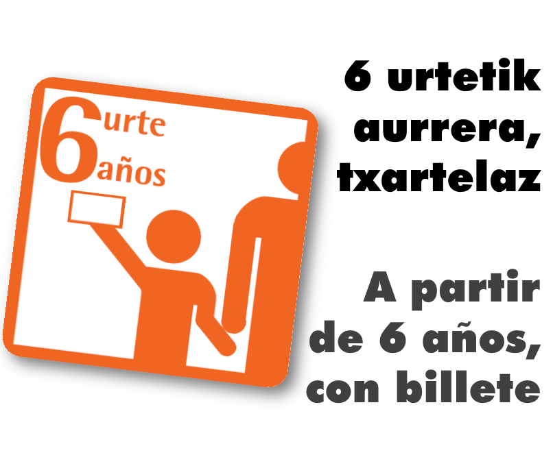 6 años billete