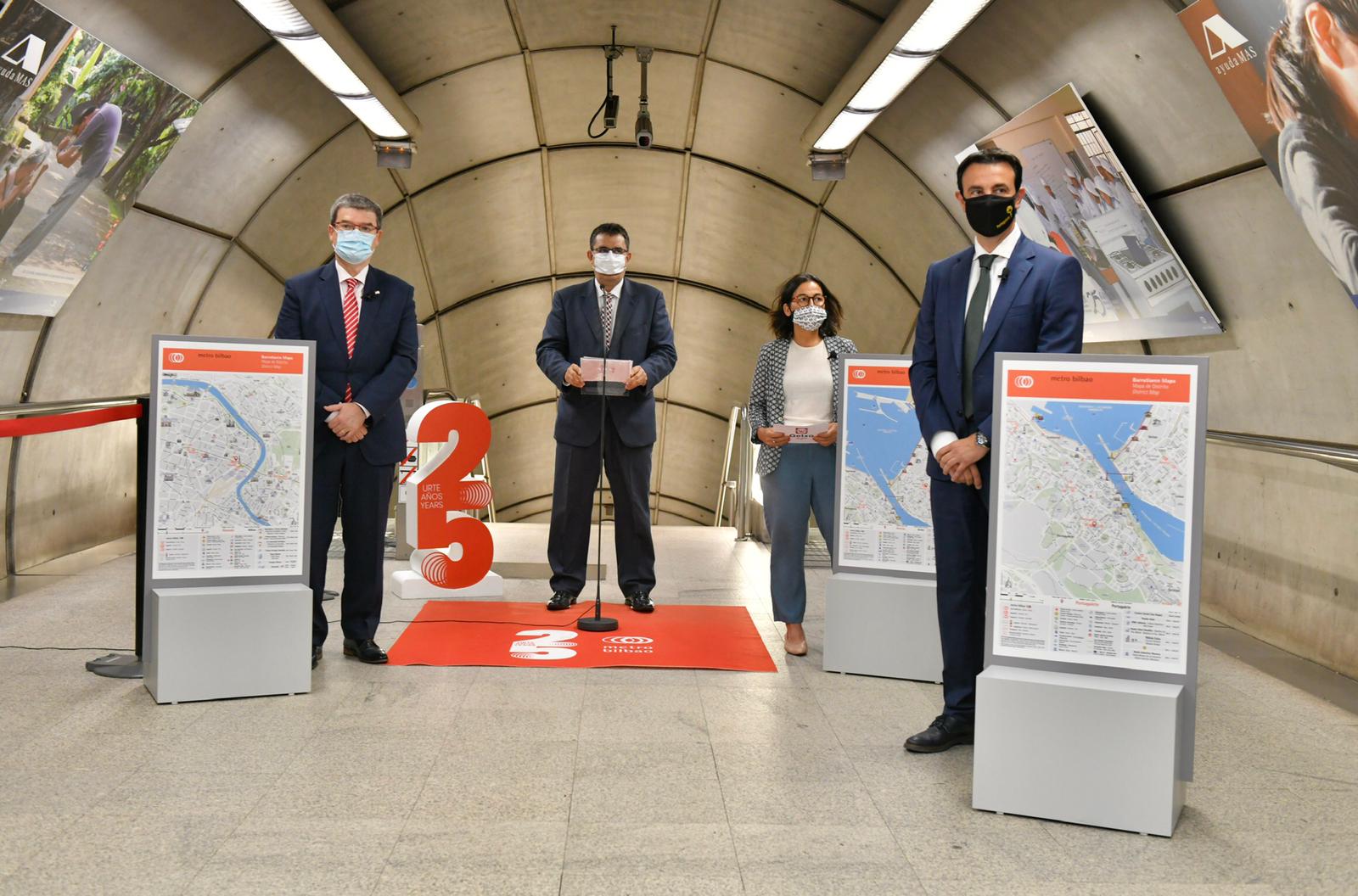 Mapas mapak Metro Bilbao