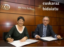 firma convenio euskera metro bilbao
