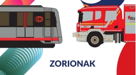 Suhiltzaileak Bomberos Metro Bilbao Zorionak